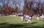 Wilfrid Laurier University men's soccer team during a game