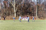 Wilfrid Laurier University men's soccer team during a game