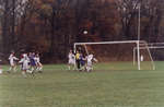 Wilfrid Laurier University men's soccer team during a game