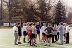 Wilfrid Laurier University women's soccer team practice