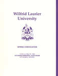 Wilfrid Laurier University spring convocation program, May 29 1993, 10:00 a.m.
