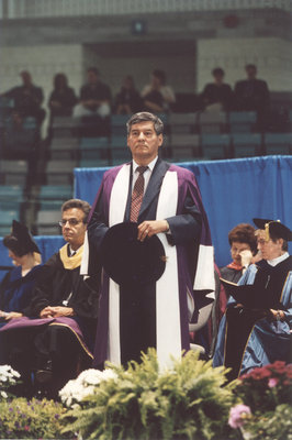 Graydon Nicholas at spring convocation 2002, Wilfrid Laurier University