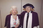 Ross and Doris Dixon at Wilfrid Laurier University spring convocation, June 8, 2002