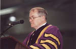 Robert Rosehart at spring convocation 2002