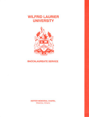 Wilfrid Laurier University baccalaureate service program, spring 1995