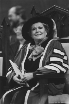 Maureen Forrester at Wilfrid Laurier University convocation ceremony