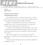 012-1983 : BILD grant to provide 13 new jobs for maintenance work at Laurier
