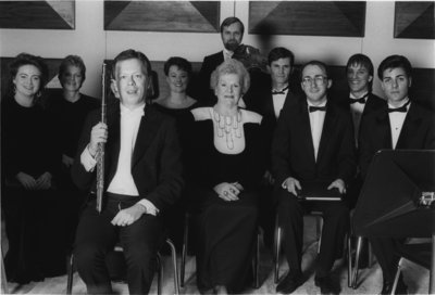 Maureen Forrester and performers at Wilfrid Laurier University