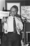 Sheldon Rahn speaking during Peace Day at Wilfrid Laurier University