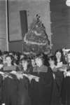 Wilfrid Laurier University Choir performing at the Boar's Head Dinner, 1983