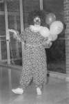Wilfrid Laurier University employee Janice Gillespie in clown costume