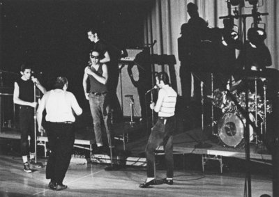 Sha-na-na performing at Waterloo Lutheran University, 1972