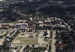 Aerial view of Wilfrid Laurier University, 1987