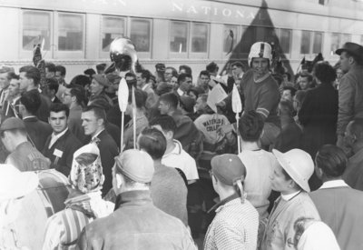 Waterloo College homecoming, 1955