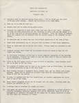 Rules and regulations governing residence in Willison Hall, ca. 1956