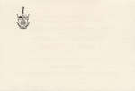 Waterloo College graduation programme and baccalaureate service invitation, 1957
