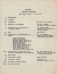 Waterloo College Graduation Programme, 1947