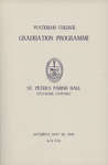 Waterloo College Graduation Programme, 1949