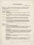 Willison Hall men's residence Constitution, Rules and Regulations and Fire Prevention Measures, 1958