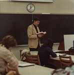 Bill Marr lecturing to students