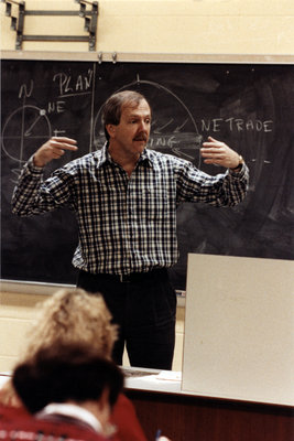 Ian McKay teaching in classroom