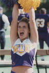 Cheerleader at Wilfrid Laurier University 1997 Homecoming game