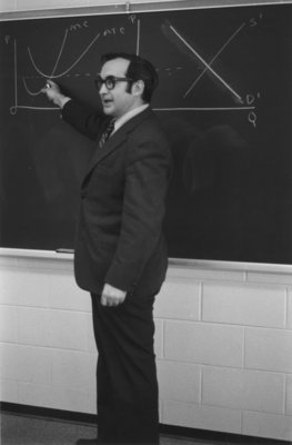 John Weir in classroom