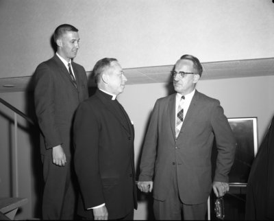 Waterloo Lutheran University spring convocation reception, 1963