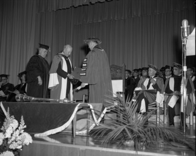 Waterloo Lutheran University spring convocation 1963