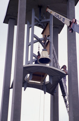 Installation of Wilfred Budd memorial bells, Waterloo Lutheran Seminary