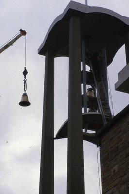 Installation of Wilfred Budd memorial bells, Waterloo Lutheran Seminary