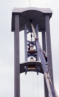 Installation of Wilfred Budd memorial bells, Waterloo Lutheran Seminary