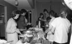 Waterloo Lutheran University women's residence Christmas party, 1970