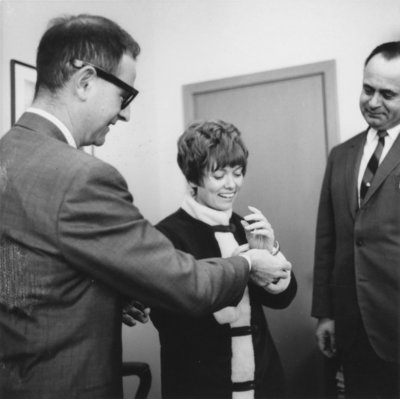 Basil Healey, Libby Westland and Frank C. Peters