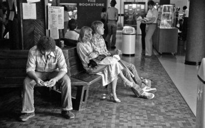 Students in the Concourse, Wilfrid Laurier University