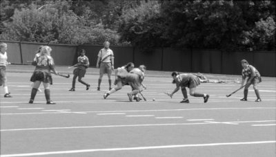 Wilfrid Laurier University women's field hockey game, 1995