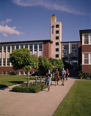 Arts Building entrance, Waterloo Lutheran University