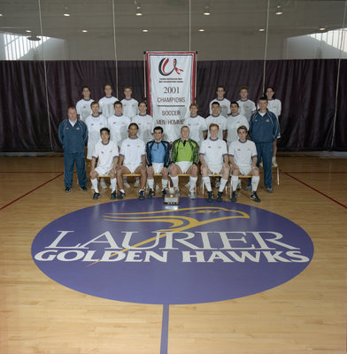 Wilfrid Laurier University men's soccer team, 2001