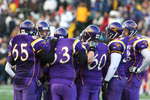 Wilfrid Laurier University football players during 2005 Vanier Cup national championship game