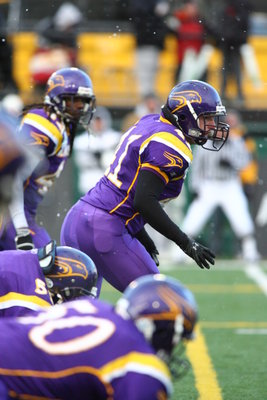 Wilfrid Laurier University football players during 2005 Vanier Cup national championship game