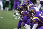 Wilfrid Laurier University football players during the 2005 Vanier Cup national championship game