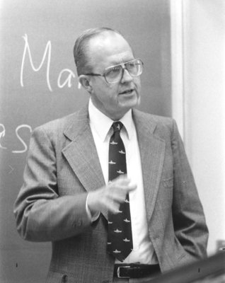 Clark G. Reynolds speaking at Wilfrid Laurier University