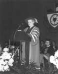 Maureen Forrester at Wilfrid Laurier University spring convocation 1986