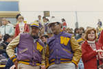 John Weir and Russell Muncaster at a Wilfrid Laurier University football game, 1986