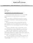 059-1988 : Psychology department joins internship program at Laurier