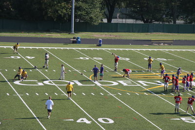 Wilfrid Laurier University football team practice