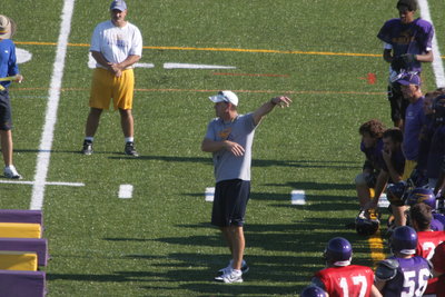 Wilfrid Laurier University football team practice