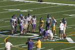 Wilfrid Laurier University football team practice