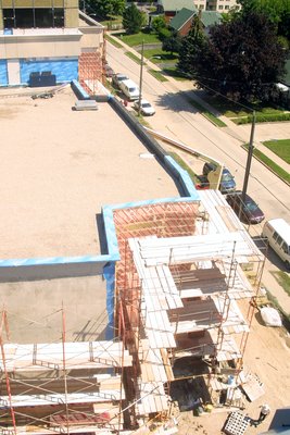 Construction of Bricker Academic Building