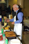 Graham Morbey at Pancake Tuesday event, Wilfrid Laurier University